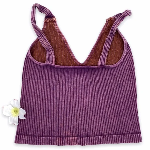 NEW Free People Washed Seamless Crop, XS/S - Picture 7 of 14